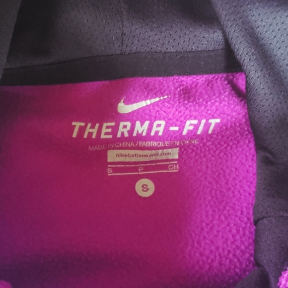 Nike just do it purple therma fit hoodie size s - Picture 5 of 8
